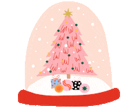 Christmas Tree Sticker by withloveak