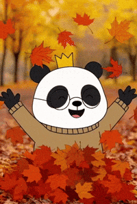 Fall Leaves GIF by Pandu Pandas