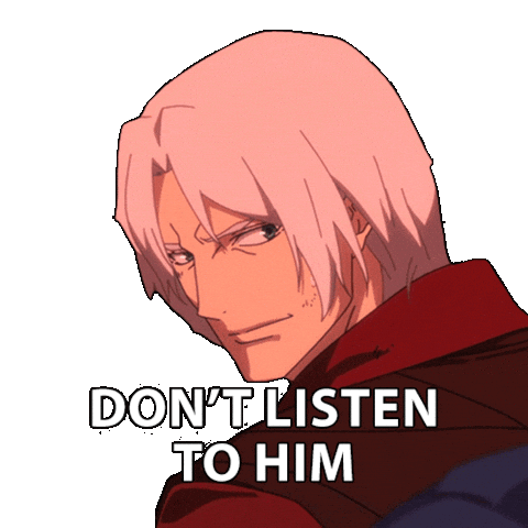 Ignore Devil May Cry Sticker by NETFLIX