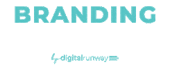 digitalrunway branding graphic design web design just launched Sticker