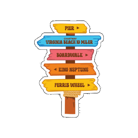 Virginia Beach Sticker by J&A Racing