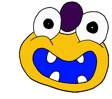 face monster Sticker by julia farkas