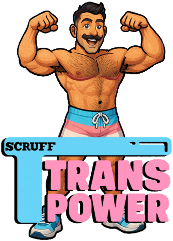 Gay Pride Sticker by SCRUFF