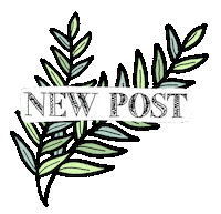New Post Leaves Sticker