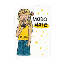Mate Yerba Sticker by MLVVIRTUAL