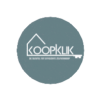 koopklik makelaar makelaardij weert koopklik te koop Sticker