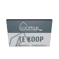 koopklik makelaar makelaardij weert koopklik te koop Sticker