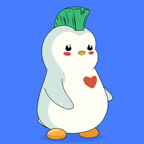 Scared Stressed Out GIF by Pudgy Penguins