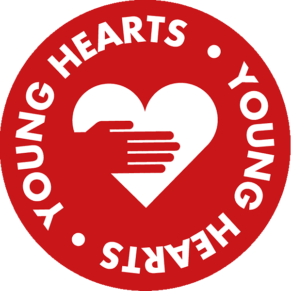 Young Hearts Heart Sticker by God's Love We Deliver