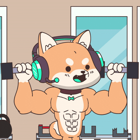 Working Out No Pain No Gain GIF by WUFFI