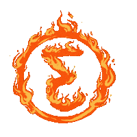 Logo Fire Sticker by Preduce Skateboards