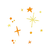 SnowLilies stars yellow sparkle sparkles Sticker