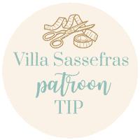 Patroon Stof Sticker by Villa Sassefras