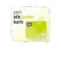 bankatb atb azer turk junior card Sticker