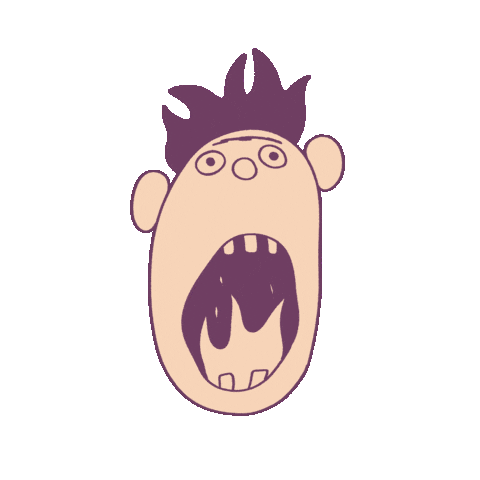 Halloween Pain Sticker by Isaac Lenkiewicz