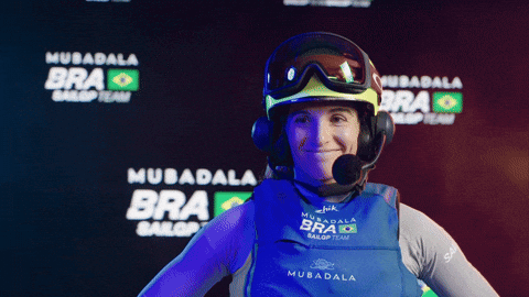 Martine Grael Racing GIF by SailGP