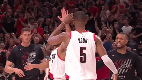 high five lets go GIF by ESPN