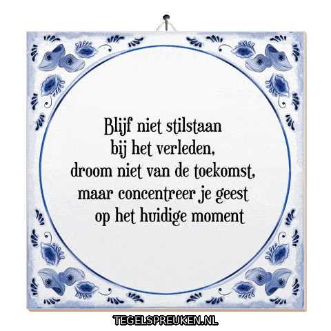 Humor Focus Sticker by Tegelspreuken.nl