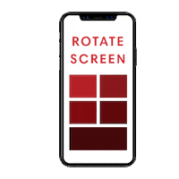 rotate screen Sticker by Eden Fine Art Gallery