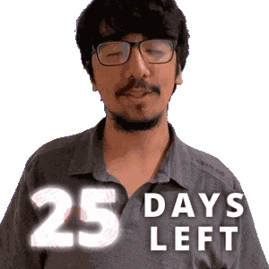 25 Days 25D Sticker