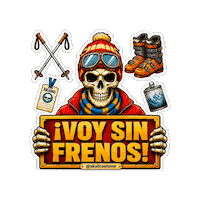 Halloween Skull Sticker