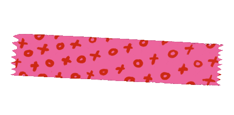 Pink Tape Sticker by ardhemis