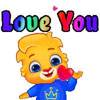 I Love You Surprise Sticker by Lucas and Friends by RV AppStudios