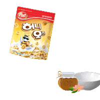 Food Breakfast Sticker by 오레오오즈