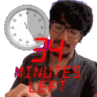 34 Min Sticker