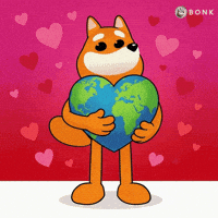 Floating Hearts Swaying GIF by BONK
