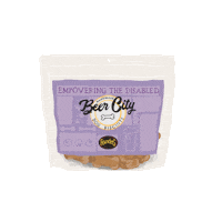 beercitydogbiscuits dog treats dog biscuits beer city dog biscuits founders brewing company Sticker