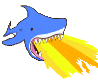 Fire No Sticker by Shark Week