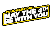 Star Wars May The 4Th Be With You Sticker by Disney Cast Life