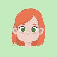 girl illustration GIF by Melissa Hooper