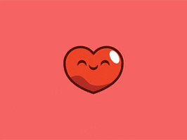 ramadesigners love heart kiss red GIF
