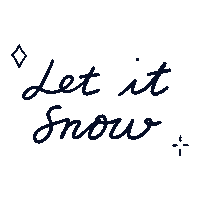 Let It Snow Christmas Sticker