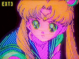 Polygon1993 glitch 90s 80s vhs GIF