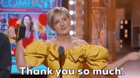 Thank You So Much GIF by Tony Awards