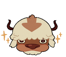 Avatar The Last Airbender Sticker by cosmiccowzine