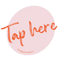 Tap Here Sticker by VIP Laser Miami