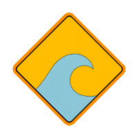 Sea Waves Sticker by CRIS BARROS OFFICIAL