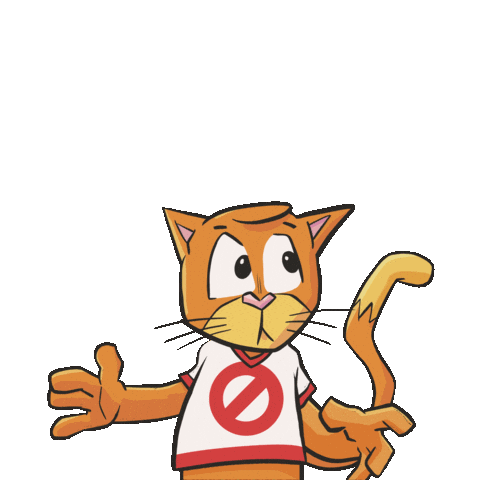 What The Scared Cat Sticker by VeeFriends