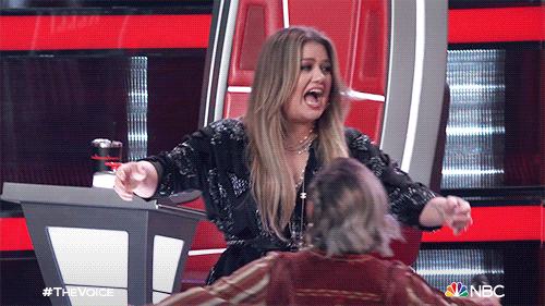 Ariana Grande Hug GIF by The Voice