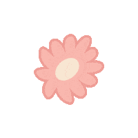 Pink Flower Sticker