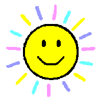 Sunny Day Sun Sticker