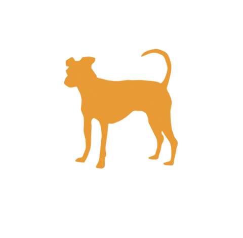 browndogcoalition giphyupload dog heart brown dog coalition Sticker