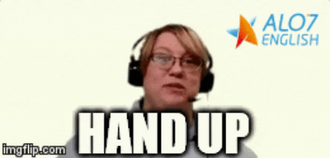 education hand up GIF by ALO7.com