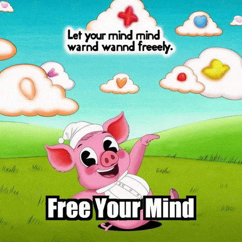 Free Your Mind Peace GIF by The Pigasso