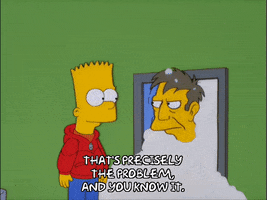 angry bart simpson GIF
