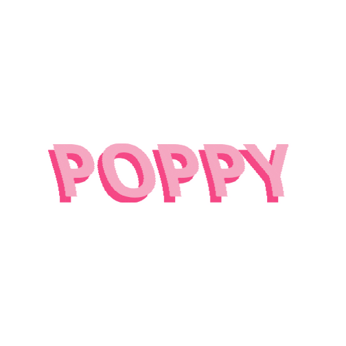 Poppy Sticker by Peaky Digital